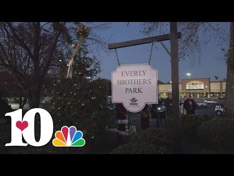 Bearden lit up their Christmas tree