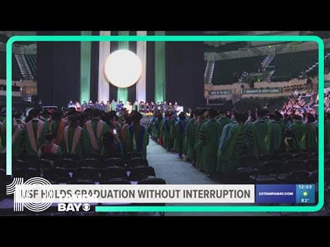 USF holds graduation without interruption