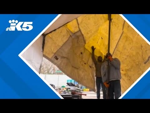 Tent city being constructed on UW campus for the fourth year