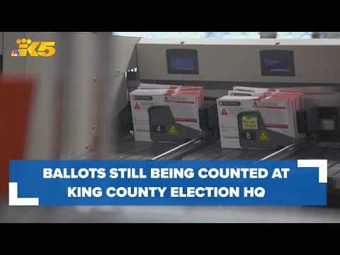 Ballots still being processed at King County Election headquarters