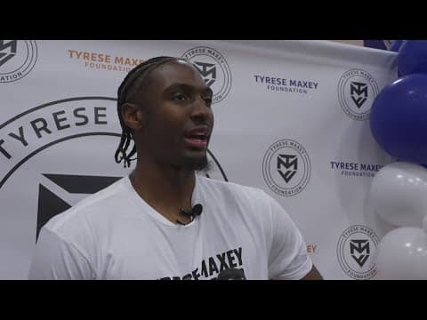 Tyrese Maxey hosts youth basketball camp in North Texas