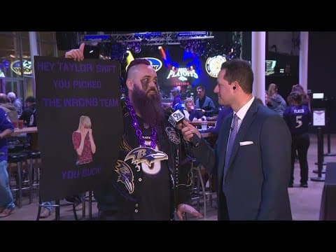 Ravens fan calls out Taylor Swift ahead of showdown with Chiefs