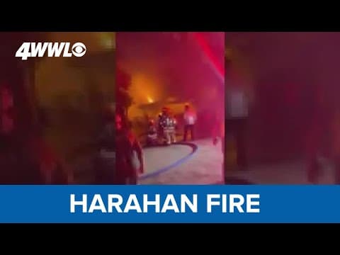 Three families displaced after fire rips through Harahan neighborhood
