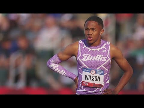 Coach of 16-year-old track star reacts to Quincy Wilson making Olympic history