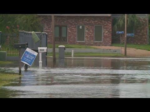 Alberto causes coastal flooding in Louisiana