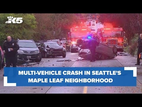 Multi-vehicle crash in Maple Leaf