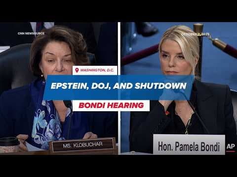 Pam Bondi Senate hearing raw highlights: Attorney general clashes with Adam Schiff and others