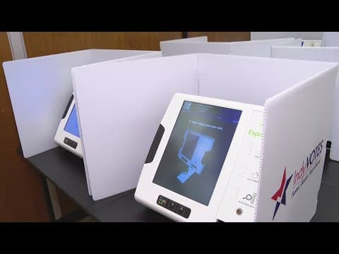 Early voting in Indiana begins Tuesday, Oct. 8