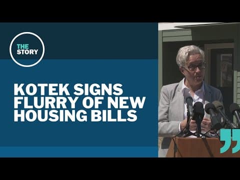 Gov. Tina Kotek signs 5 bills to promote housing production