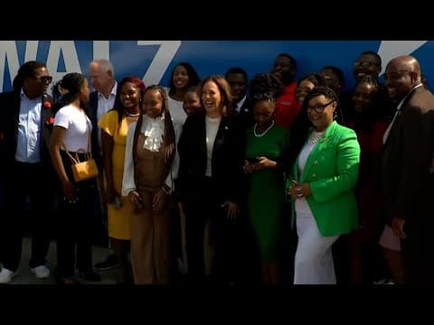 VP Kamala Harris, Gov. Tim Walz land in Savannah, GA on campaign trail (Aug. 28, 2024)
