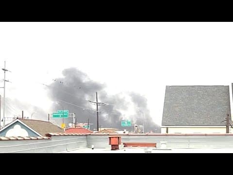 Vehicle fire near Tremé