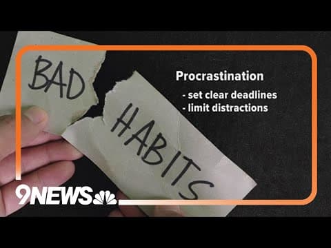 Tips to break bad habits in the new year