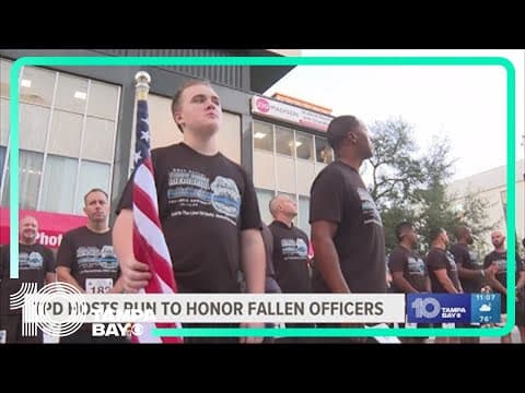 Runners in Tampa honor police officer who've made the ultimate sacrifice