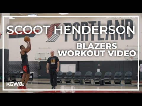 Scoot Henderson | Trail Blazers NBA Draft workout highlights