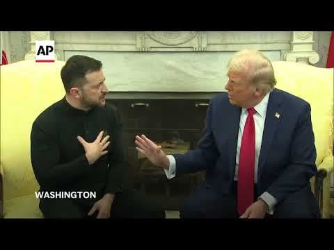 What happened in the Oval Office between Trump and Zelenskyy
