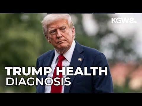 Trump checked for swelling in legs