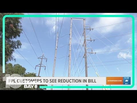 FPL customers to see slight reduction in bills in July