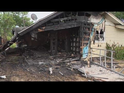 High-speed chase ends in crash that destroys family's home