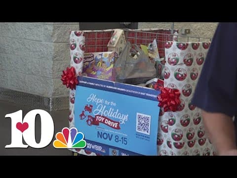 Hope for the Holidays Toy Drive is underway in East Tennessee