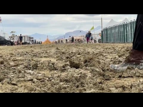Burning Man flooding: Attendees talk about conditions at campgroup