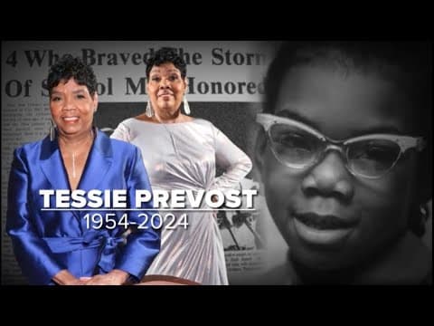 U.S Marshals escort the casket of the late Civil Rights Pioneer Tessie Prevost-Williams