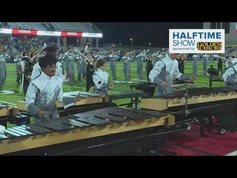 Melissa High School Marching Band halftime performance (11.1.24)