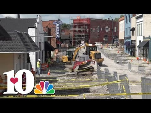 Clinton residents frustrated by extended work downtown