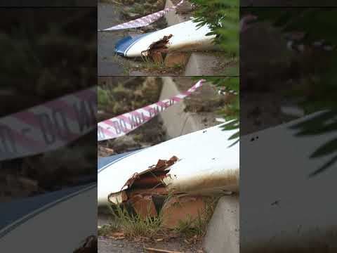 A small plane crashed on a street in an El Cajon neighborhood Sunday night. #localnews #sandiego