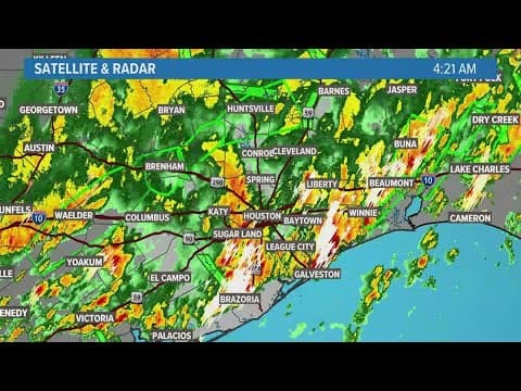 Houston, Texas weather: Brenham has already received a foot of rainfall as Flash Flood Warning remai
