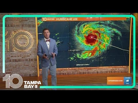 Tracking the Tropics: Hurrican Lee still 'major' category 3 storm