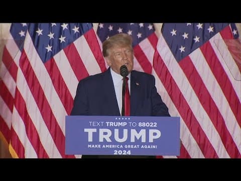 Former president Donald Trump to run again in 2024