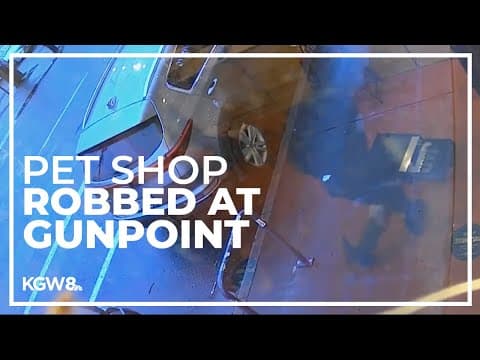 Portland pet store robbed at gunpoint; No arrests