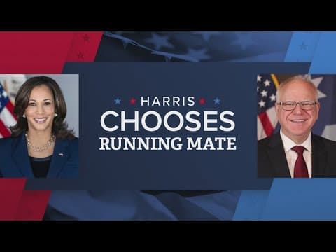 Who is Tim Walz, Kamala Harris' running mate?