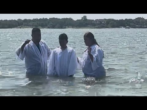 Right after his baptism, a man drowns trying to save someone else