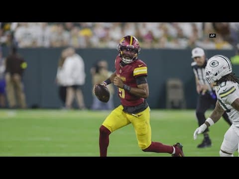 LIVE: Jayden Daniels speaks after practice ahead of Sunday game