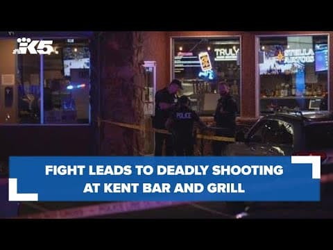 Kent police investigating deadly bar shooting