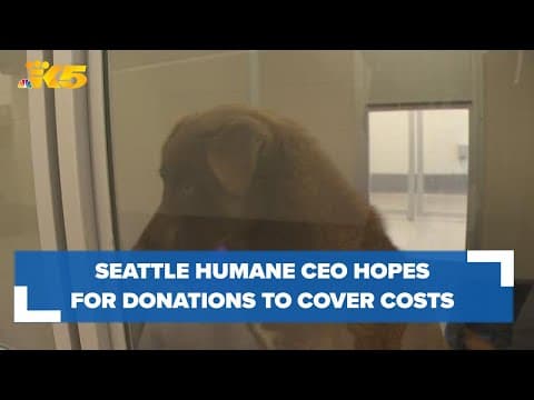 Seattle Humane CEO hopes for continued donations to cover rising operating costs