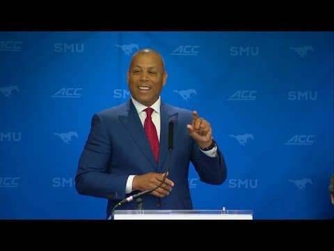 FULL PRESS CONFERENCE: SMU introduces new Athletic Director Damon Evans