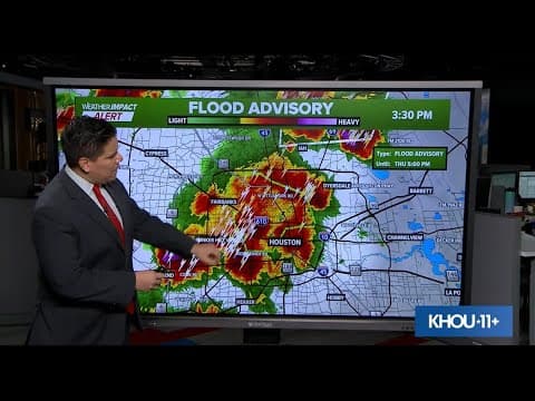 Live weather update: Storms move through Harris County