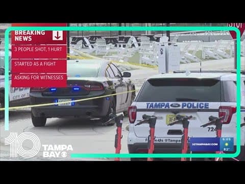 3 people shot, 1 other hurt near Armature Works in Tampa