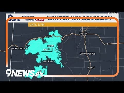 Weather Impact Day | Colder, wet weather Wednesday afternoon