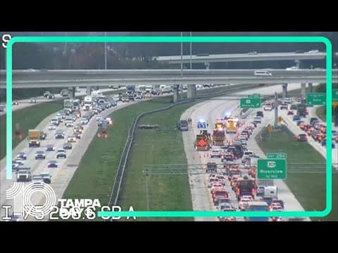 Deadly crash shuts down I-75 SB near Selmon Expressway