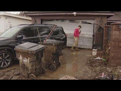 Southeast San Diego residents clean up Mountain View neighborhood from winter storm devastation