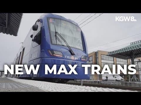 TriMet rolls out first new MAX trains in a decade