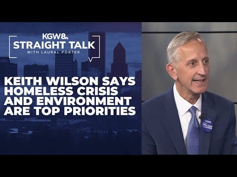 Portland mayoral candidate Keith Wilson emphasizes homeless crisis, environment