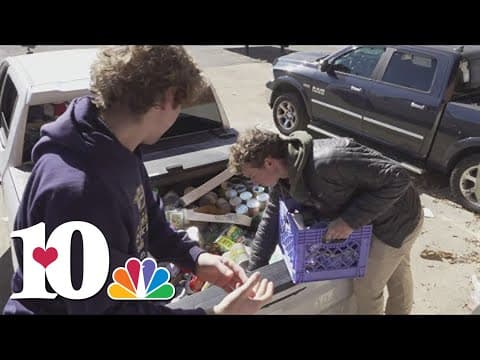 UT Greek life competes in can tower competition