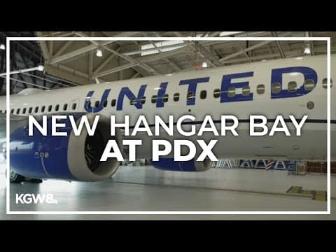 New United Airlines maintenance facility at PDX