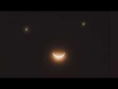 Verify: Was there a 'smiley face' moon?