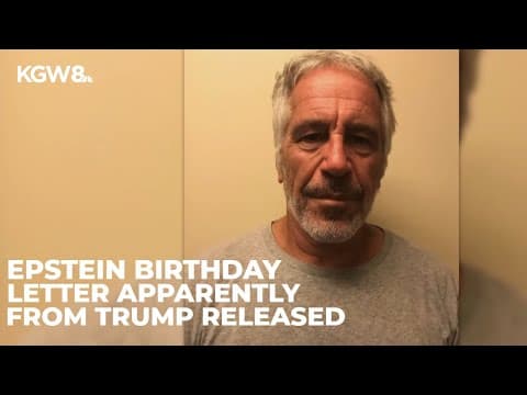 House committee releases Epstein birthday letter purportedly from Trump