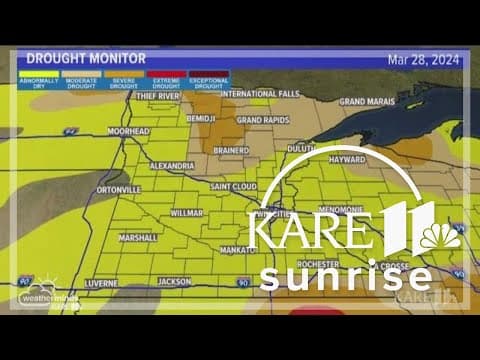 Drought monitor: Minnesota's spring storm cuts drought impacts in half